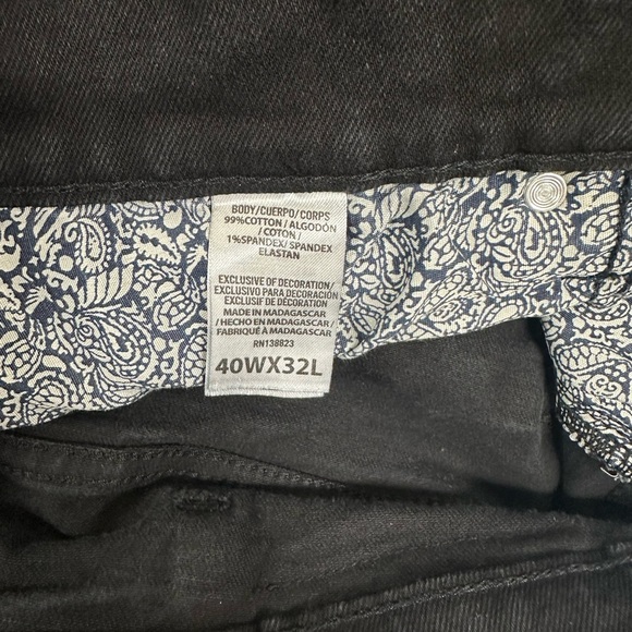 Cody James Black Jeans Men’s 40x32 Straight Fit Western Workwear - Picture 3 of 7